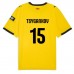 Maillot de foot Girona Viktor Tsyhankov #15 Extérieur vêtements 2025-26 Manches Courtes